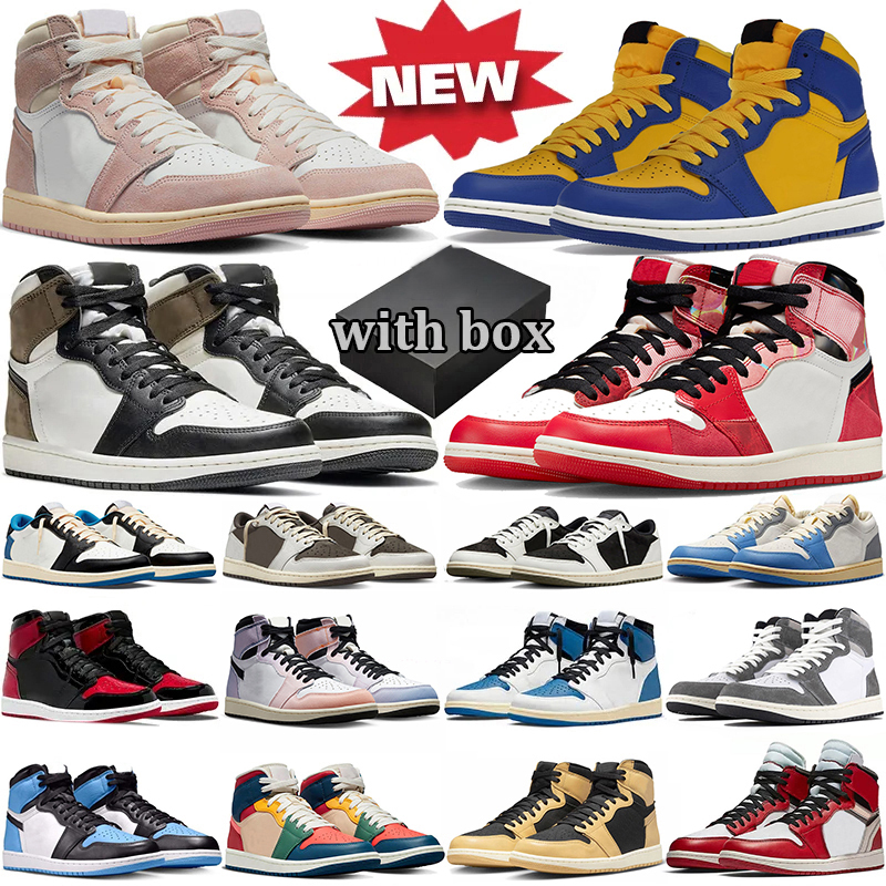 

1s 1 Low Men Women Basketball Shoe Jumpman Next Chapter Washed Pink White Lost Found High OG True University Blue Space Jam Denim Sneakers Size Us 13, Item.7