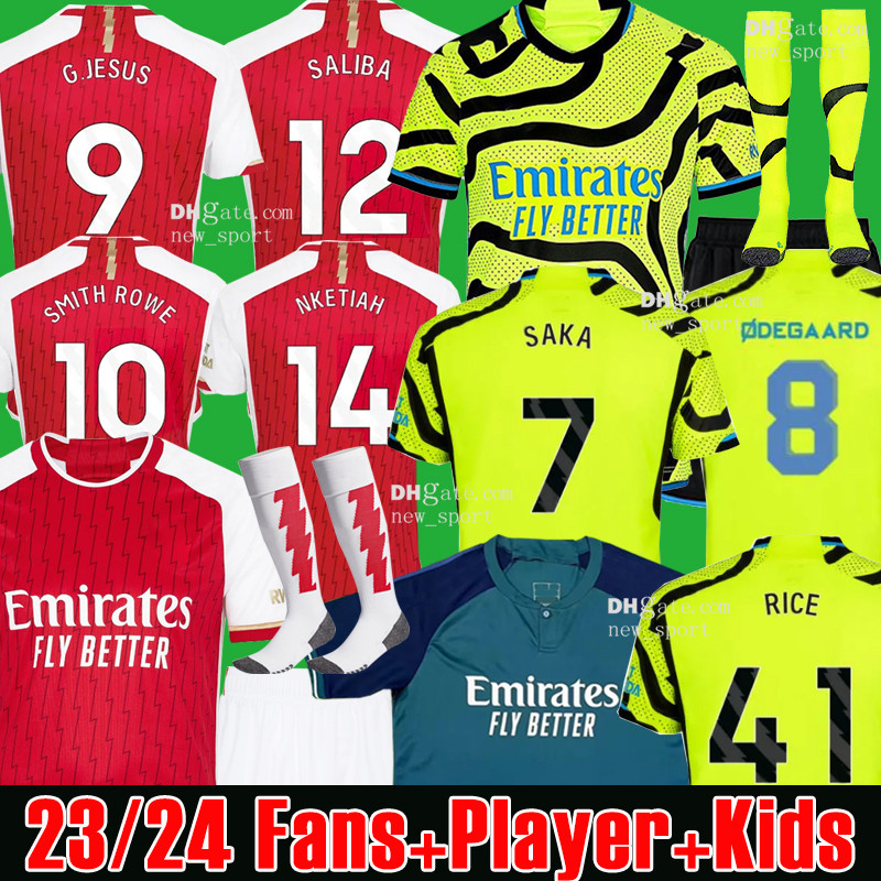 

5XL 23 24 SAKA THOMAS soccer jerseys SMITH ROWE G. JESUS Big size Fans Player Version ODEGAARD MARTINELLI 2023 2024 Men KIDS ODEGAARD SAMBI Nketiah football shirt TOP, 23 24 new