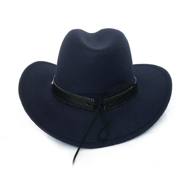 2023  Top Hat for Men Fedora Hats Women Outdoor Travel Fedoras Woman Fashion Felt Cap Man Autumn Winter Caps Trilby 