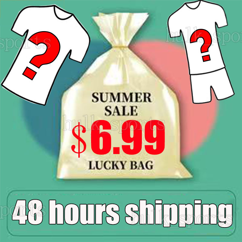 

6.99 XXXL 4XL MYSTERY BOXES Lucky Bag Soccer Jerseys Any Clubs National teams blind box Gift football shirts random Adult kids kits Fast shipping In stock, Adult jerseys