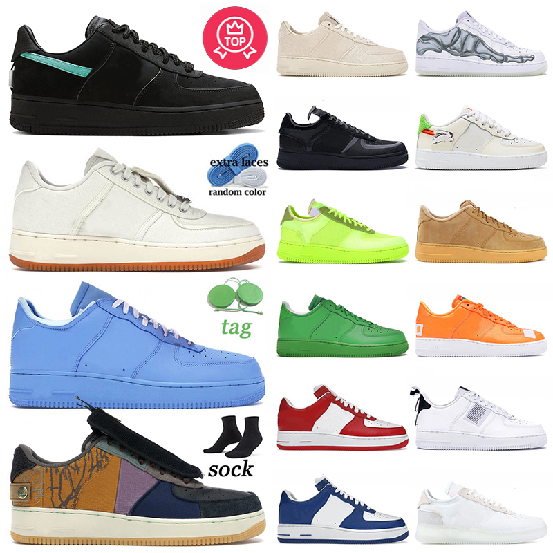 

Designer Low Casual Shoes 1 x Men Women One Classic Triple White Black Cactus Jack MCA Volt 1s Mens Trainers dhgate Platform Sneakers 36-47, B7 low mca university blue