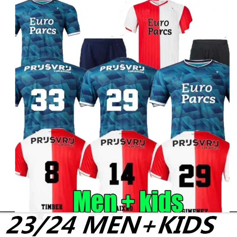 

2023 2024 Feyenoord KOKCU Gimenez Danilo 23 24 Soccer Jerseys Home away Third TRAUNER men kids football shirt KIDS HARTMAN GIMENEZ PAIXAO TAABOUNI TIMBER RED