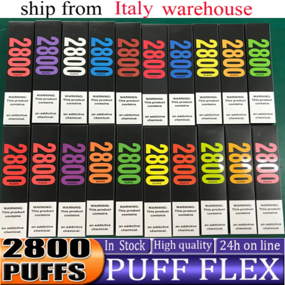 

puff 2800 puff flex 2800 Bars disposable vape pen Vape desechable E Cigarette kits 2% 5% 2800 puffs 8ML prefilled 28Colors VS Flow XXL Plus MAX vapes disposable puff puffs
