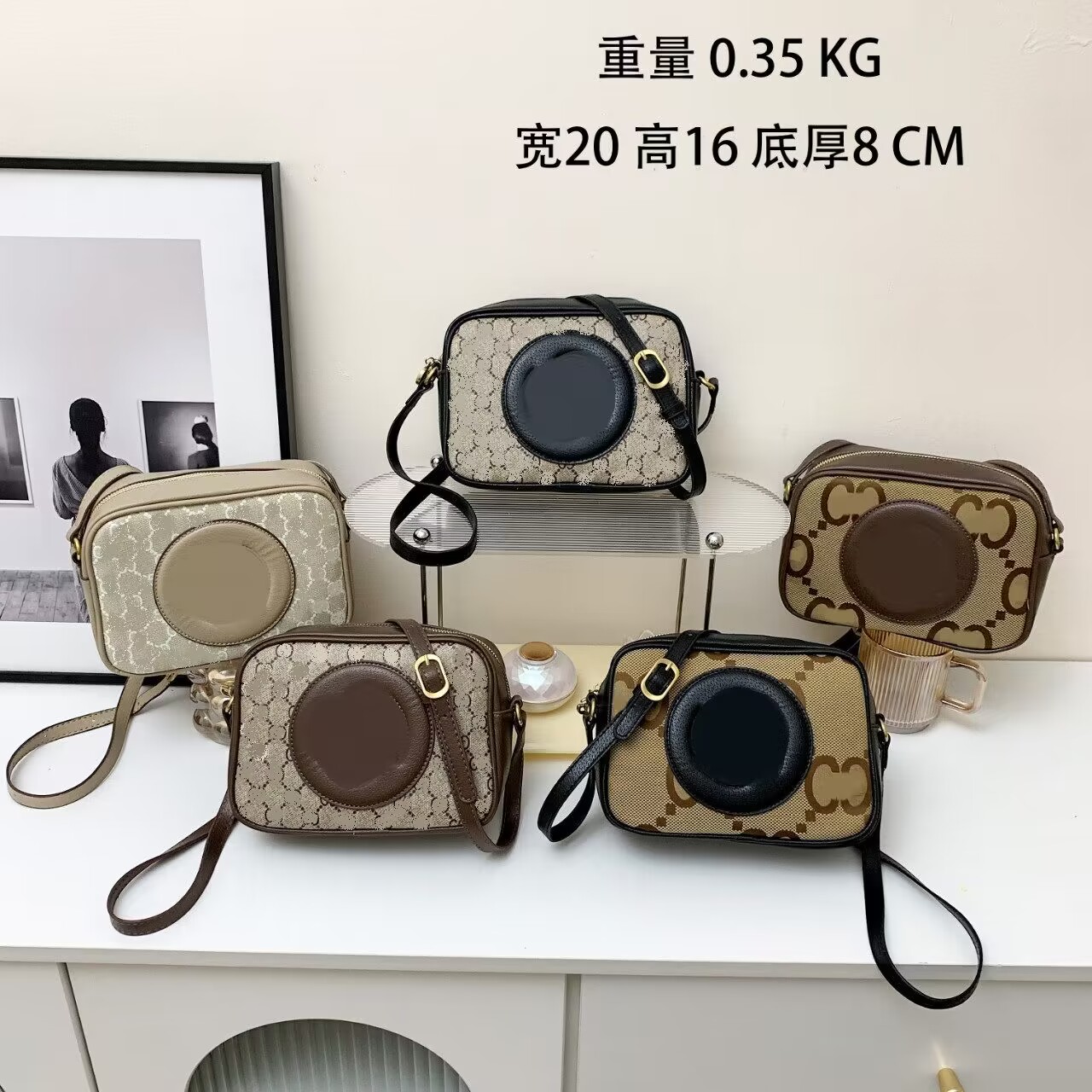 Designers sac sacs à main en cuir femme Chaîne de mode Femelle Femelle Crossbody Hands Hands Tote Sacs Vintage Sacs Bourses 2048 # 25cm