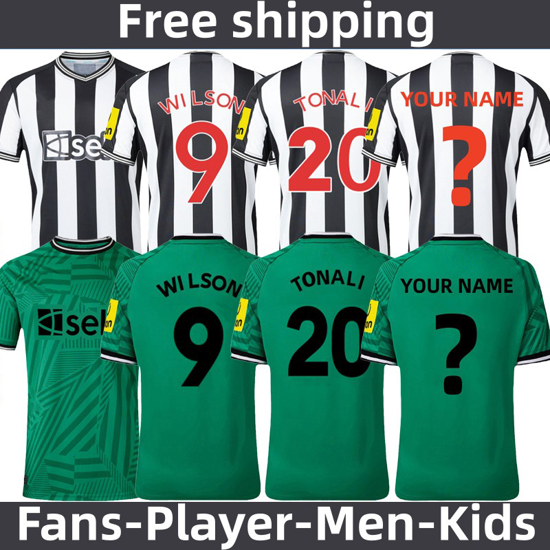 

23/24 BRUNO G. Fans Player version mens kids football kits set NewCastL Home away third away TONALI football shirt ISAK MURPHY ALMIRON TRIPPIER WILSON soccer jersey, Away fans