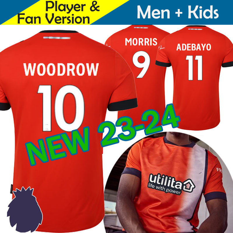 

23 24 LuTOn ToWn Soccer Jerseys Kids Kit Home Away Third 3rd Training 2023 2024 Football Shirt Fan Player Version Maillot Foot MORRIS WOODROW ADEBAYO BURKE CAMPBELL, 23-24 home