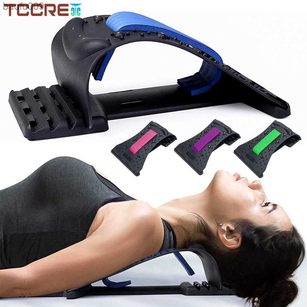 Adjustable Neck Stretcher Massager Cervical Spine Alignment Device for Neck Pain Relief Upper Back and Shoulder Relaxer-image-888652767