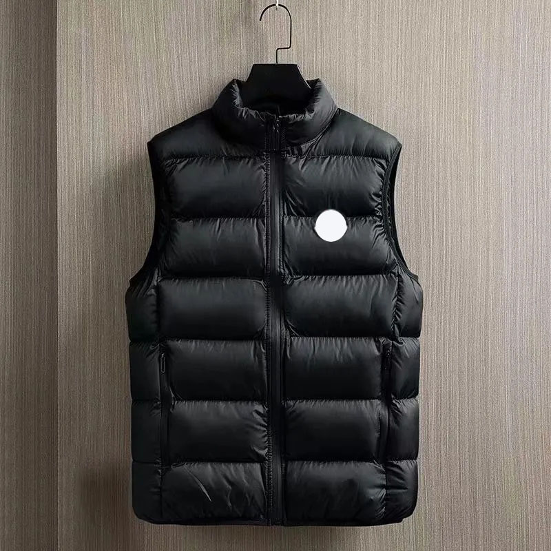 Man Jacket Down Vests Coats Outwear Windbreaker Puffy Sleeveless Jackets Coat S-5XL-image-812421360