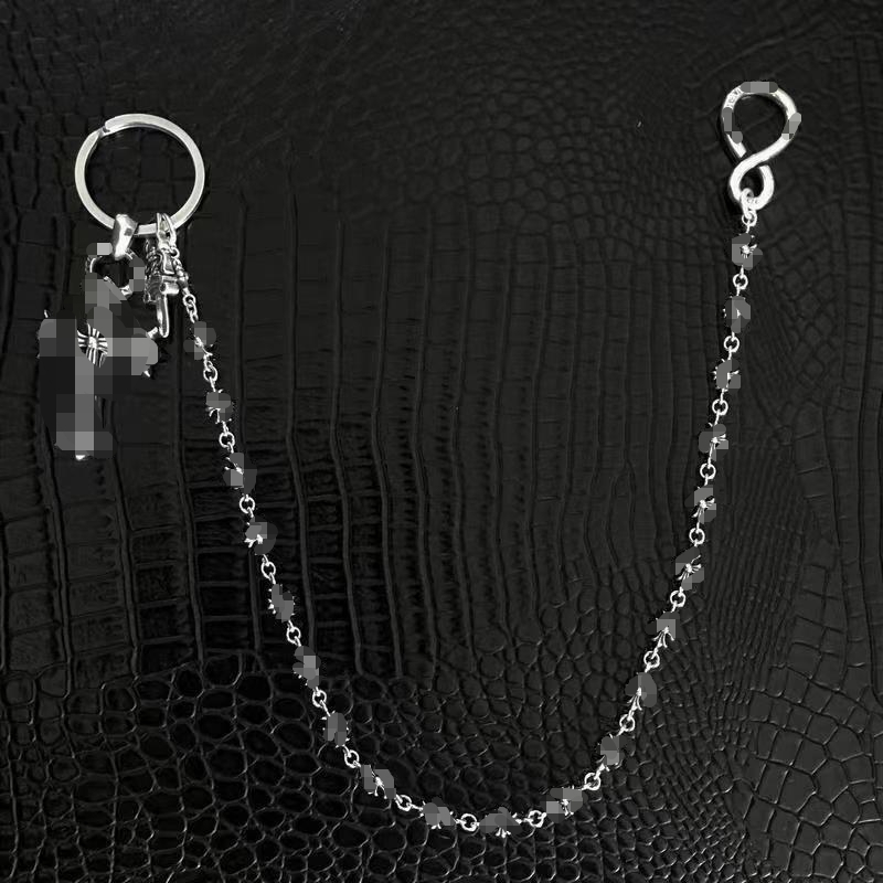 Silver Vintage Cross Individuality Bag Chain Men and Women The Same Style-image-938264634