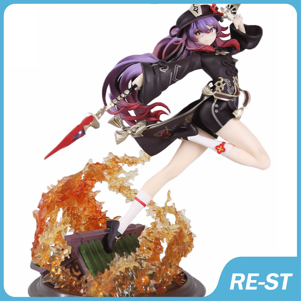 Anime Manga Hot Animation Game Genshin Impact Anime Figures Hu Tao Pvc Action Figurine Home Desk Decoration Model Toy-image-887547726