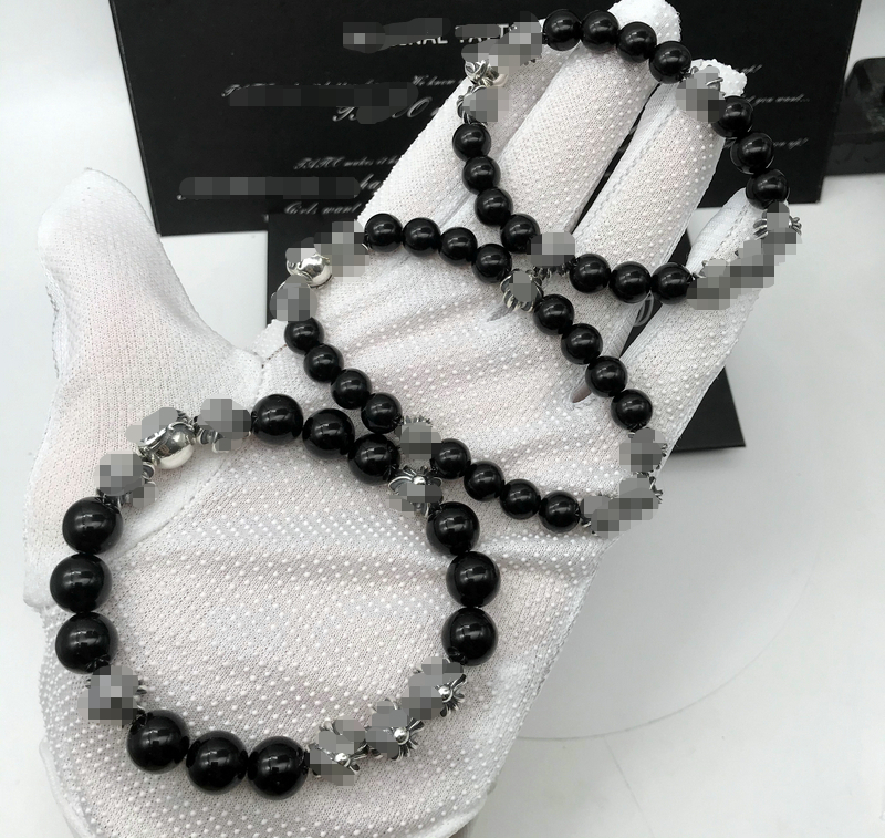 Silver Bead Bracelet European and American Bracelet for Men and Women The Same Style-image-938264643
