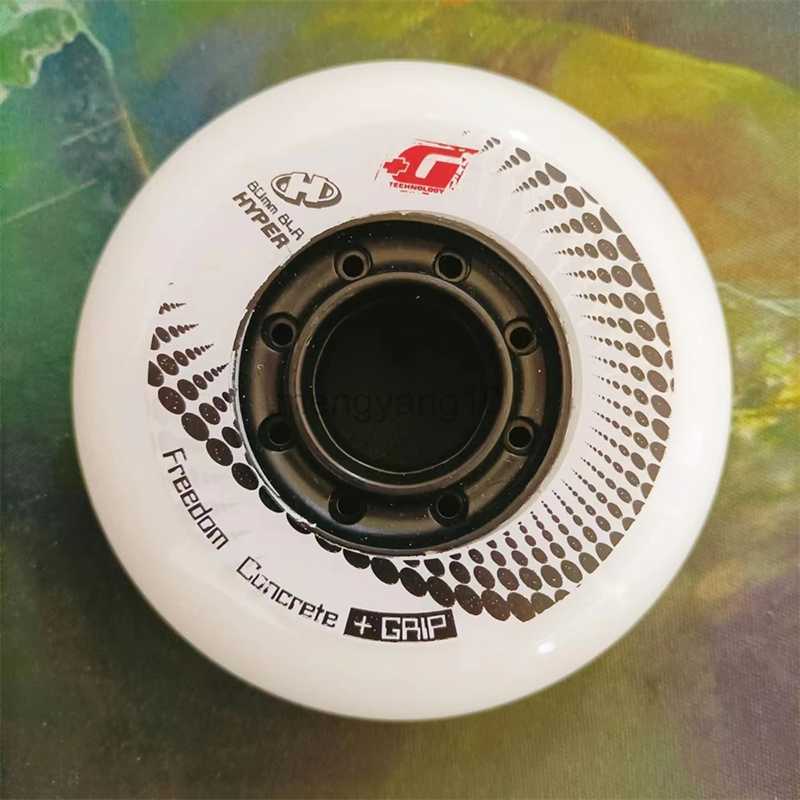 Inline Roller Skates Hyper+G 84A Inline Skate Wheels 4 or 8 Pcs GRIP Concrete Roller Skates Wheel Slalom Braking Skating Street Sliding Patines T-image-887548934