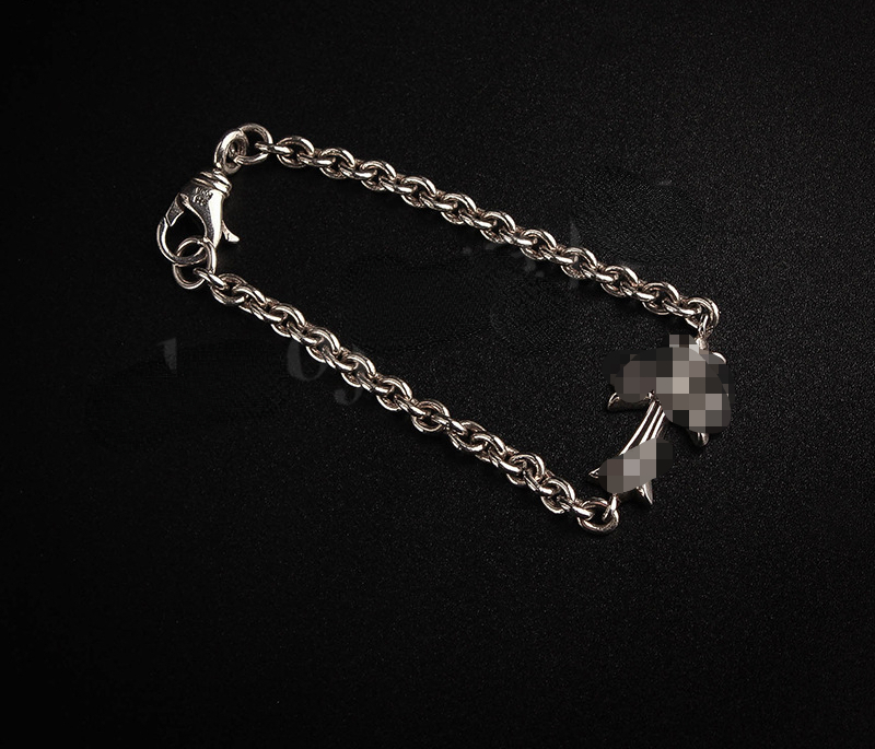 Trend Retro Phoenix Cross Bracelet Simple Hundred Men and Women European and American Wind Hand Ornaments-image-887443015