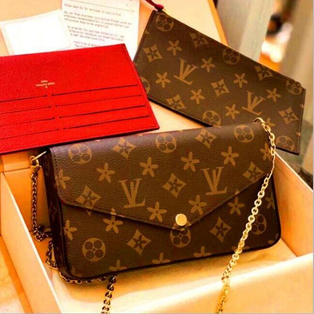 10A Top Quality Multi Pochette Felicie Designer Genuine Leather tote bag Purse Shoulder Bag Handbag Embossed Flower Leather Luxury Crossbody Messeng