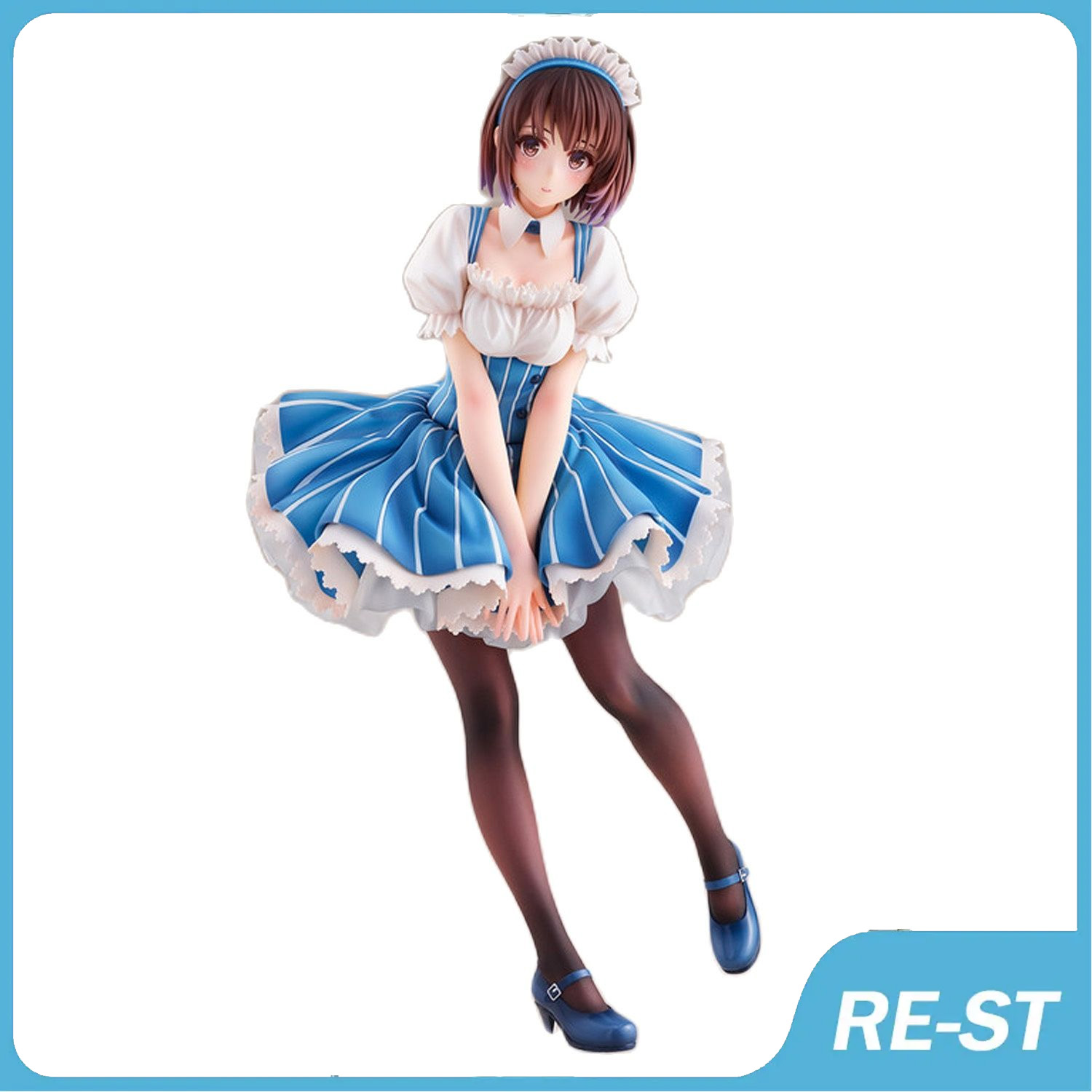 Anime Manga 24cm Kato Megumi Maid ver Japanese Anime Saenai Heroine No Sodatekata Fine PVC Action Figure Adult Toys Collection Doll Gifts-image-887541661