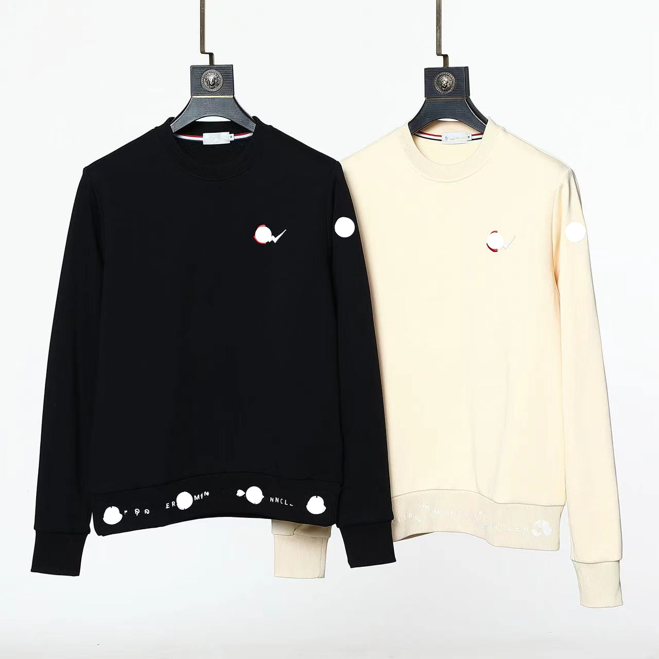 Sweat à capuche de designer Sweat-shirt en coton Pull à capuche pour hommes Logo Monclair brodé T-shirt à manches longues Pulls de créateurs Homm
