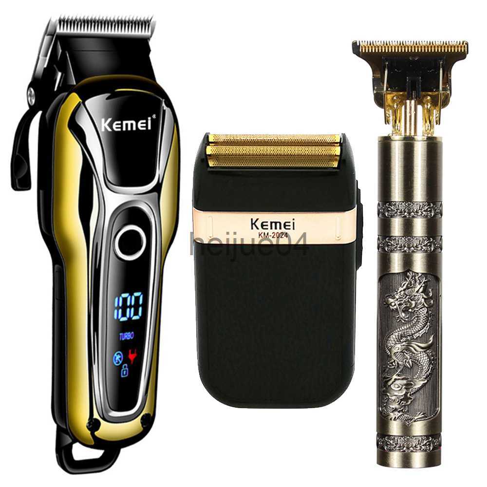Clippers Trimmers Professional Barber Hair Clipper Beard Trimmer Shaver Cordless Corded Rechargeable Electric Finish Cutting hine Styling Tools x-image-891022437