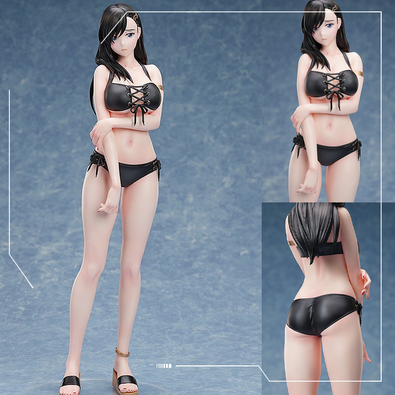 Anime Manga 40CM FREEing B-style BURN THE WITCH Noel Niihashi Swimsuit Ver. 1/4 Pvc action Figure Adults Collection Model doll gifts-image-887796327