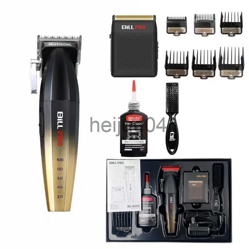 Clippers Trimmers BILL PRO BL600 hair clipper Professional men's hair clipper men's beard trimmer highend beauty salon modeling tool se-image-891023751