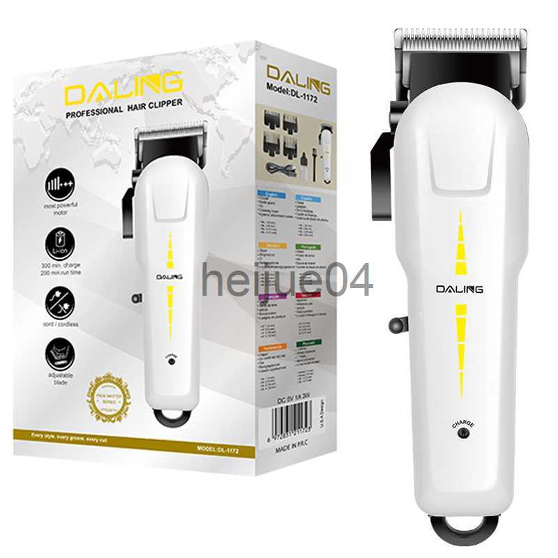 Clippers Trimmers Professional Cordless Hair Trimmer For Men Electric Beard Hair Clipper Rechargeable Hair Cutting hine Kit x0728-image-891023633