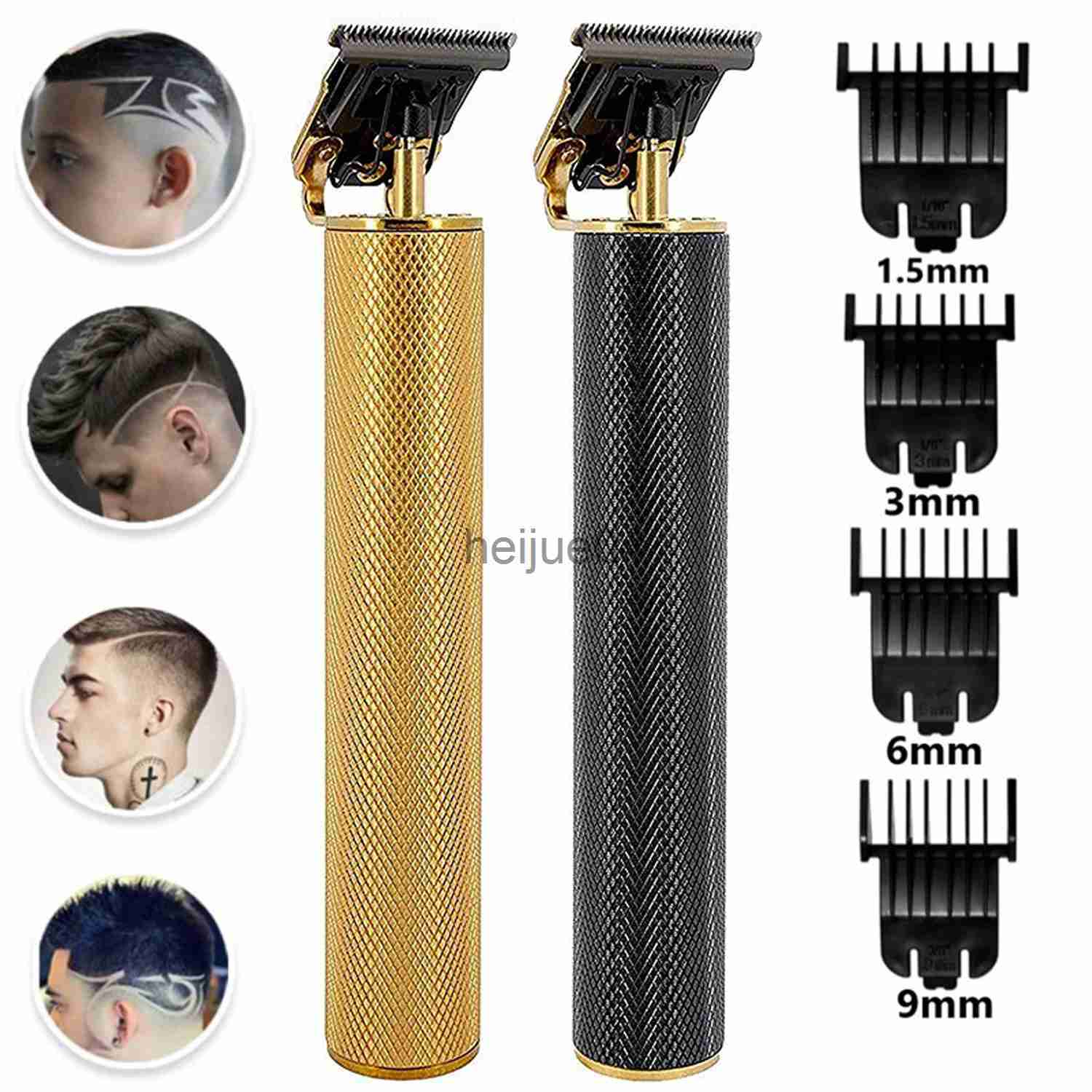 Clippers Trimmers KM1971 Baldheaded Hair Clipper 0mm Electric Hair Trimmer Rechargeable Cordless For Men Beard Trimmer Cutting hine x0728-image-891023311