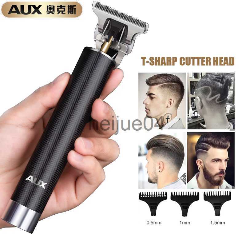 Clippers Trimmers Professional T9 Hair Trimmer Clipper 0MM Rechargeable Baldheaded Cutter Barber Cutting hine for Adult Kid Men Beard Shaver x072-image-891018641