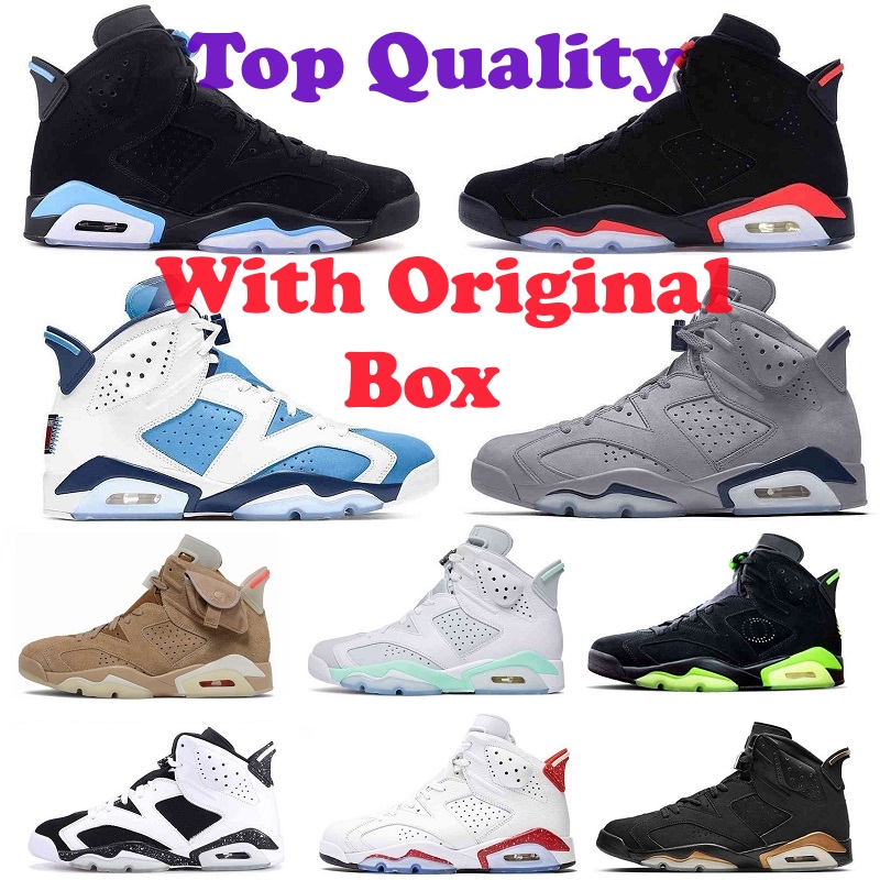 hommes femmes 6s chaussures de basket jumpman 6 UNC White Midnight Navy British Khaki Olive Black Cat Bordeaux Bred Tinker baskets de sport pour