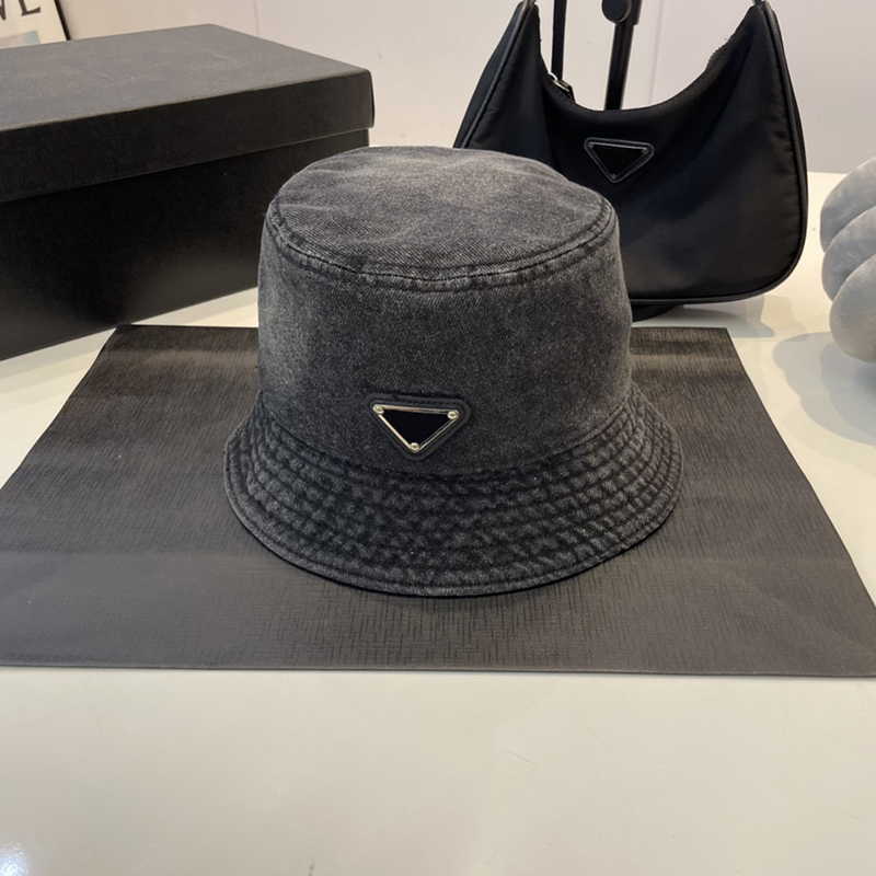Luxury Designer Women Bucket Hat Men Fitted Hats Sun Prevent Bonnet Beanie Baseball Cap Beanies Washed Denim Cotton Fisherman Sunhat G2307211BF-image-901982400