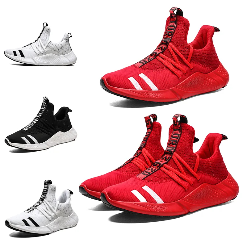 luxury women mens running shoes black white red winter jogging shoes trainers sport sneakers homemade brand made in china size 3944