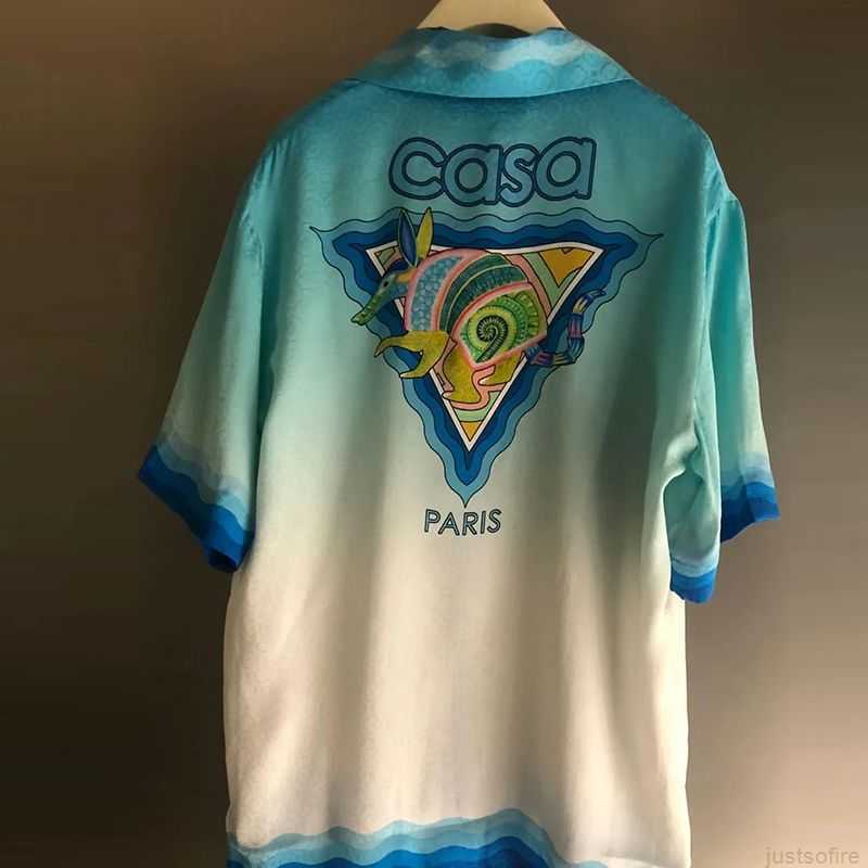 

Casa Designer Fashion Clothing Shirts Tracksuits Haha Boutique Casablanca Shirt Men's Women's Summer Loose Versatile Travel Fashion Brand Short Sleeve 2029, Shipping fee