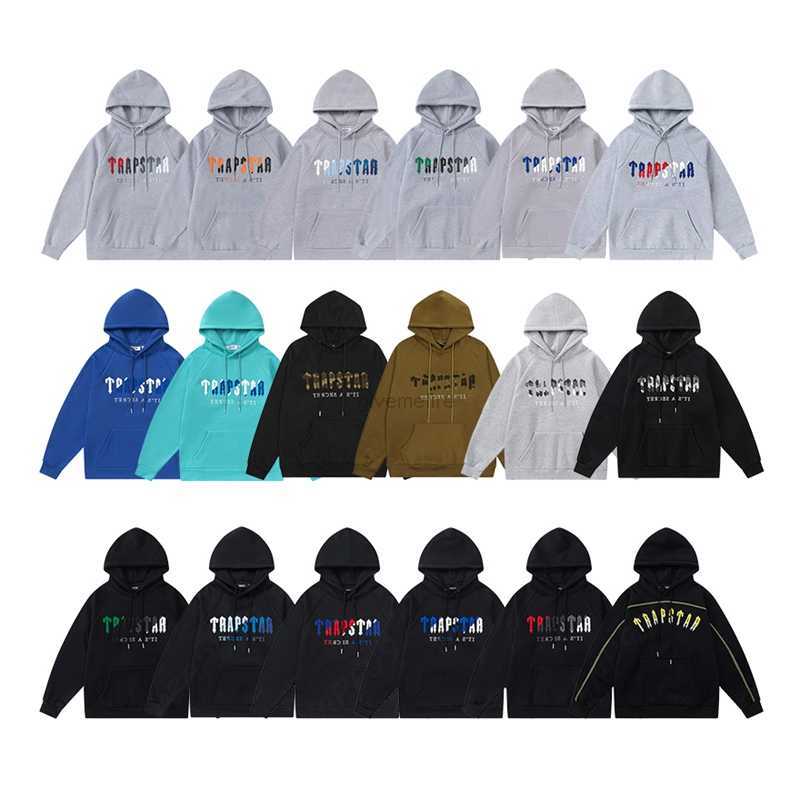 

Trapstar Hoodie Designer Clothes Black Hoodies for Mens Women Sweatshirts Sportswear Us Size -xl, Shipping fee