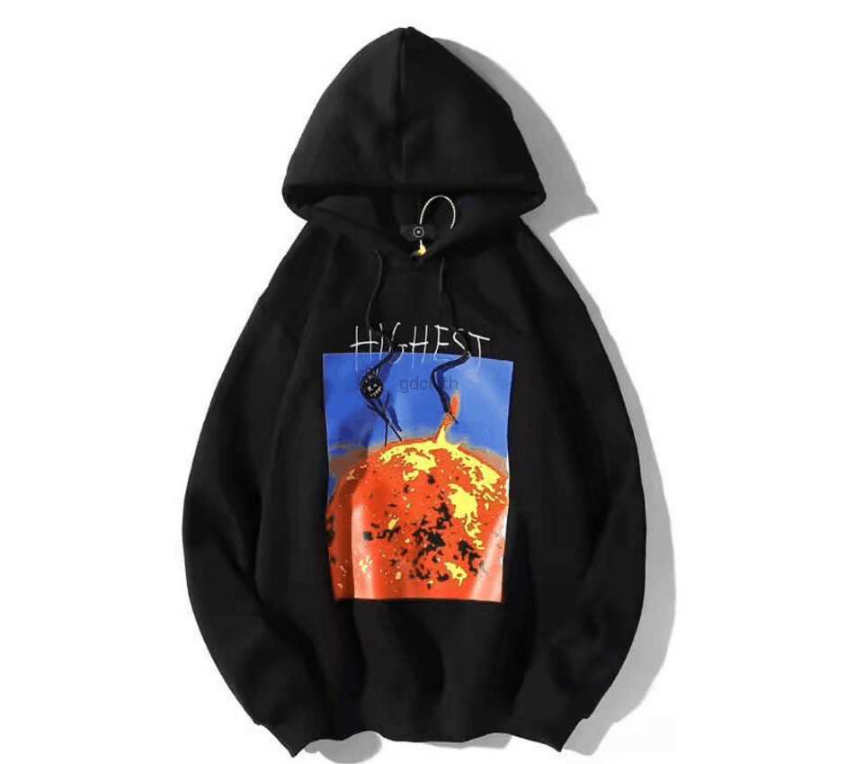 

2023 European and American Fashion Brand Peripheral Letter Foam Hooded Men' and Women' Couples Hooded Sweater, Shipping fee