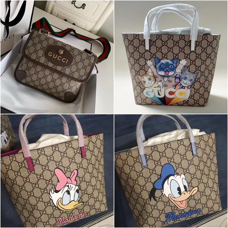 Gu-cci sac à bandoulière de qualité supérieure motif animal Totes sac à main enfants sac à provisions boucle à tête de tigre sacs à bandoulière S