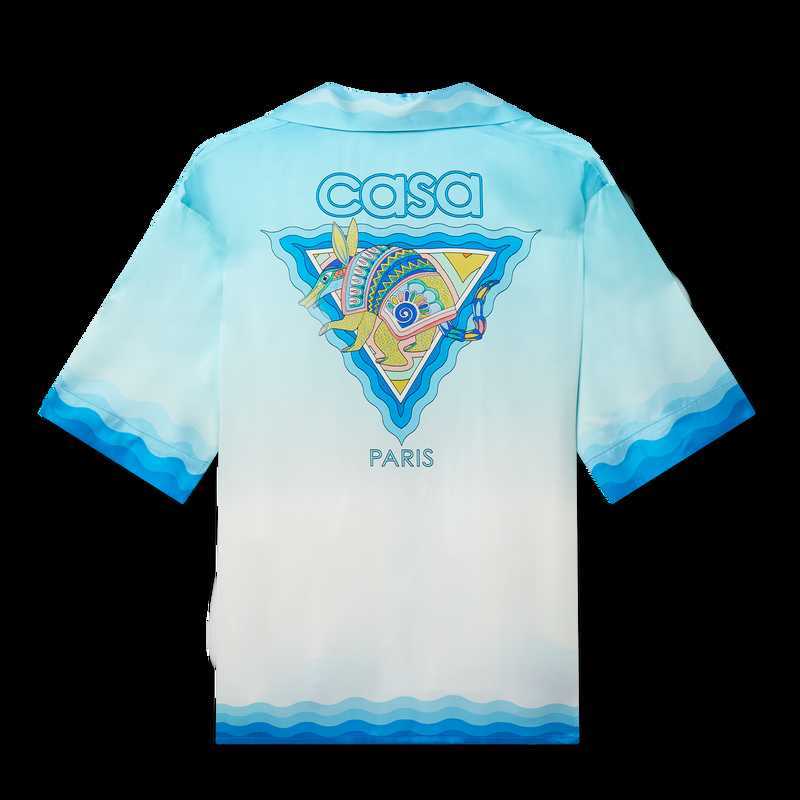 

Casa Designer Fashion Clothing Shirts Tracksuits Casablanca Tennis Club 23 Armadillo Animal Romantic Hawaiian Men' Women' Short Shirt, Shipping fee