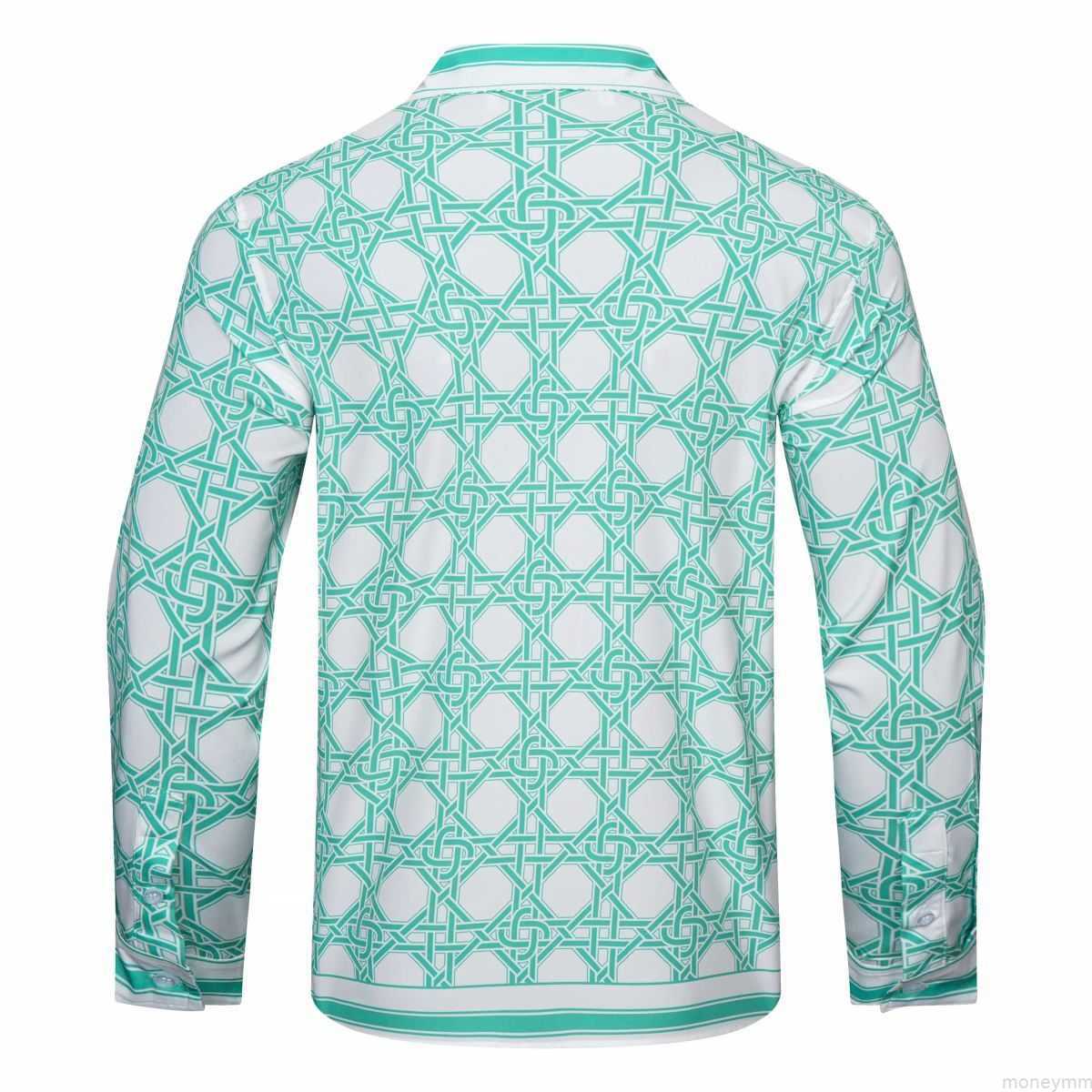 

Casa Designer Fashion Clothing Shirts Tracksuits 2023 New Casablanca Green Aop Long Sleeve Shirt for Men Women's Casablanca, Shipping fee