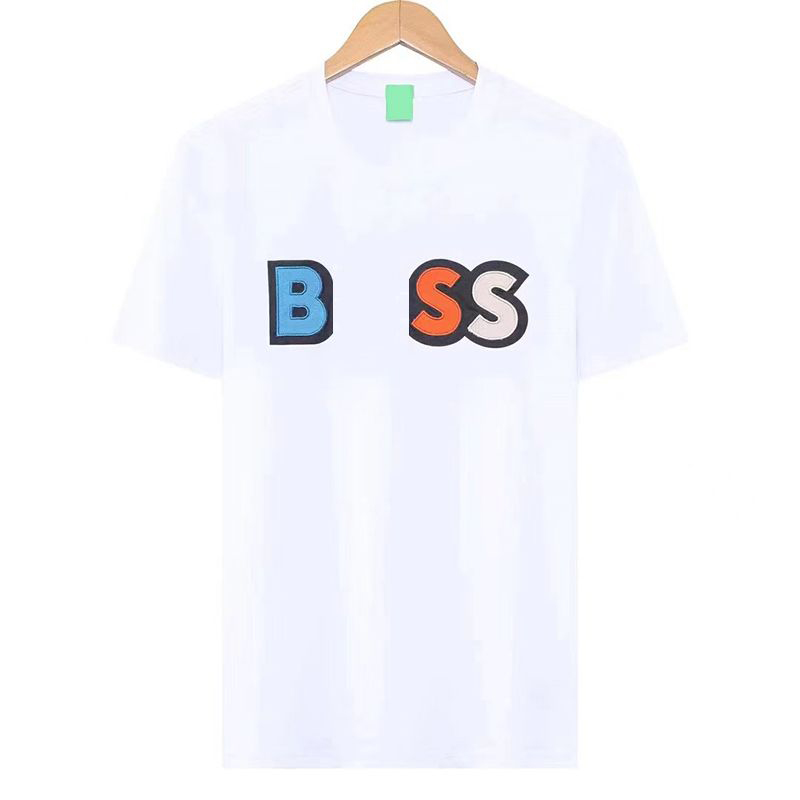 Mens T Shirt Boss Tees Fashion Men's T-shirt Luxury Polo Round Neck Breathable Top boss Business Shirt Casual tee Man Tops Designer shirts M