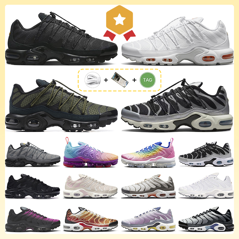 Toggle Utility max tn plus chaussures de course pour hommes 3 terrascape triple noir réfléchissant blanc olive gris gris blue magma orange icons