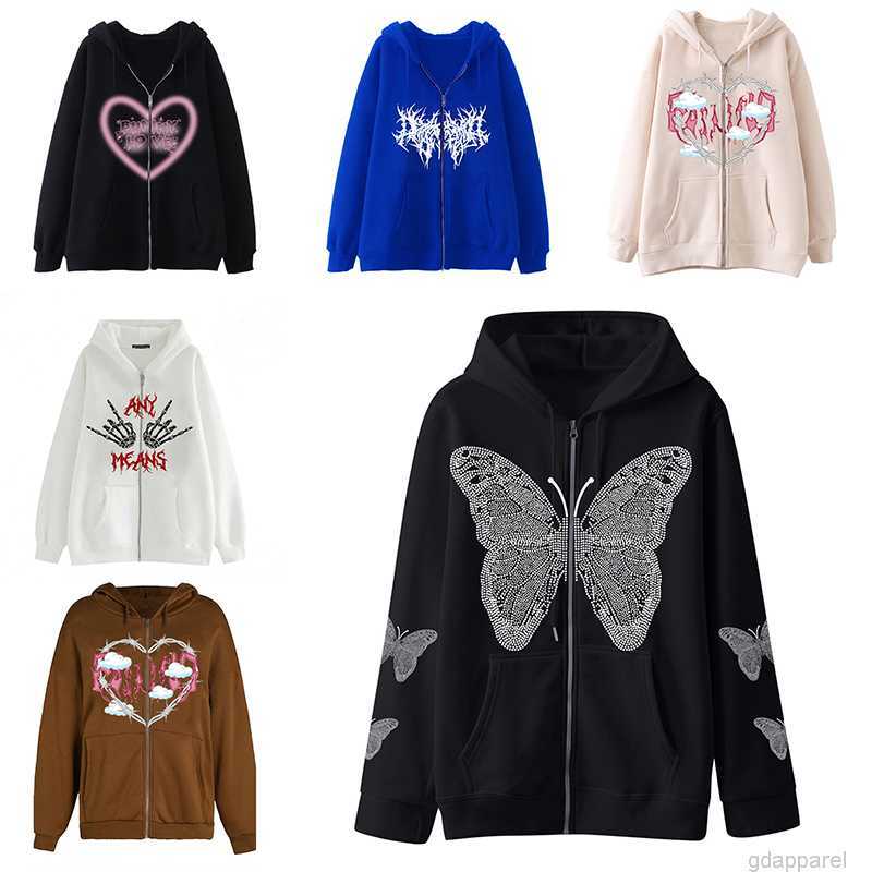 

Luxury Designer Men Hoodies Large Women' Personalized Printed Zippered Cardigan Hooded Jacket for Couples Casual Thickened Plush Essentail Hoodie, Shipping fee