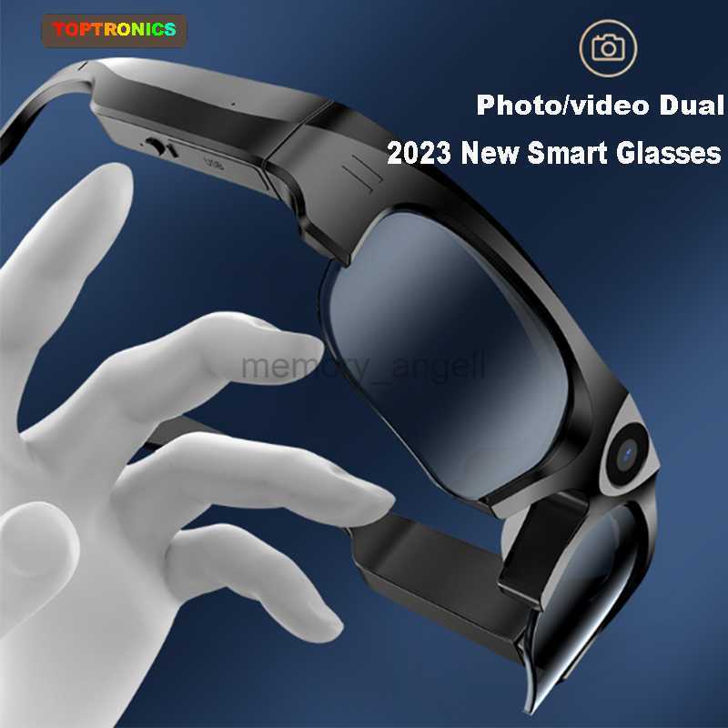 Smart Glasses Smart Fashion 2K/4K HD Action Camera Glasses Video Recording Outdoor Sport Sunglasses with Bluetooth Speaker Call Smart Glasses 1L2-image-889210264