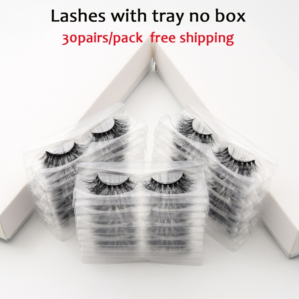 False Eyelashes 30 pairs/bag Visoforee eyelashes 3D mink eyelashes All eyelashes Handmade advanced mink hair multi-purpose False eyelashes makeup 23