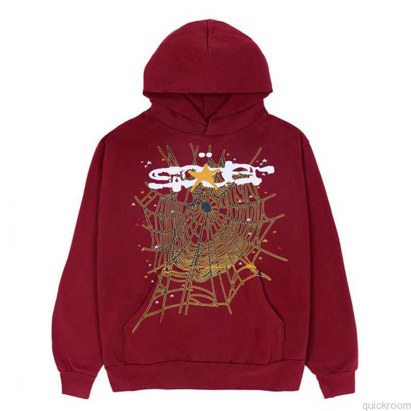 

Designer Fashion Clothing Mens Tracksuits Young Thug Star Same Sp5der 5555555 Hoodie Spider Web Sweater Pants Set, Shipping fee