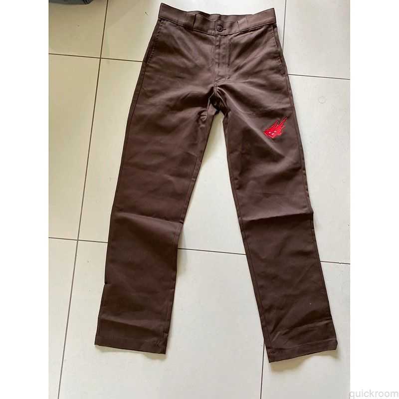 

Designer Fashion Clothing Mens Pants Travis Scotts Ts Cactus Jack Cacti Heritage Work Pants Workwear Pants, Brown