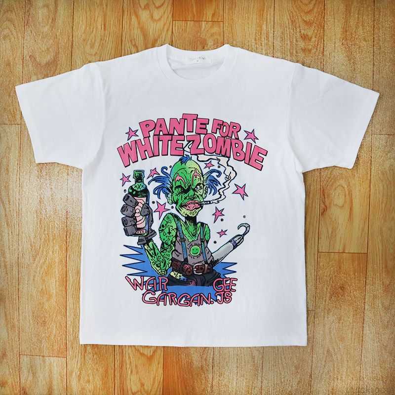 

Designer Fashion Clothing Hip hop Tees TShirts Star Style Tuff Crowd White Zombie Trendy Short Sleeved T-shirt