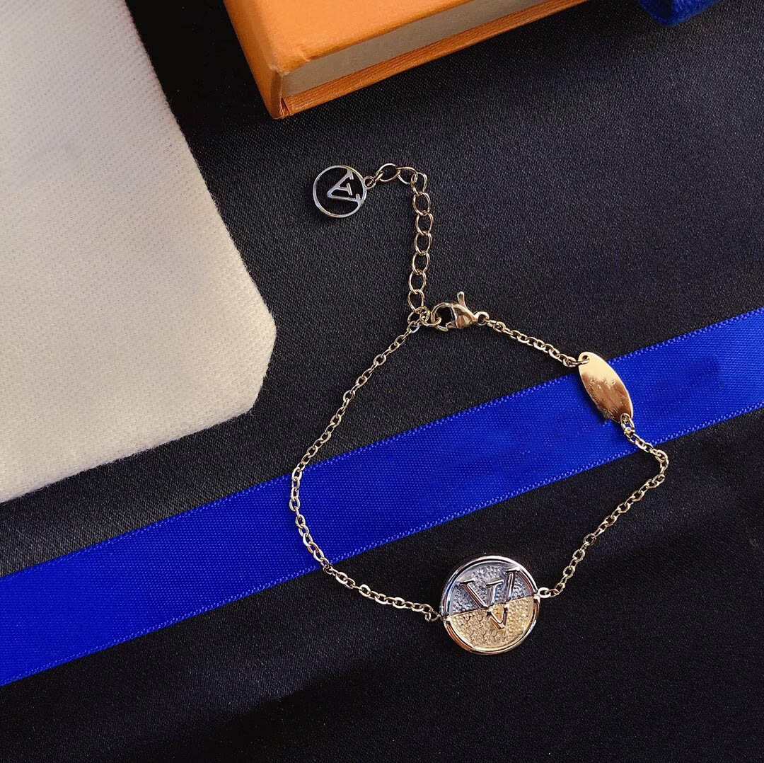Designer bracelets, Screw jewelry Gold and Silver Rose Bracelet Jewelry Stainless steel chain link Casual yet elegant perfect gift-image-1106946852