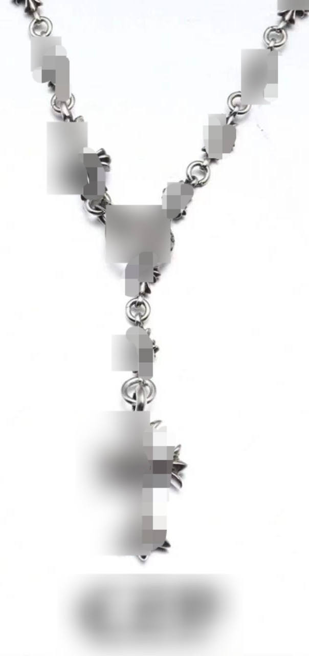 Vintage Cross Accessory Necklaces Hip Hop Fashion Couple Pendant Chain for Men and Women-image-889199006