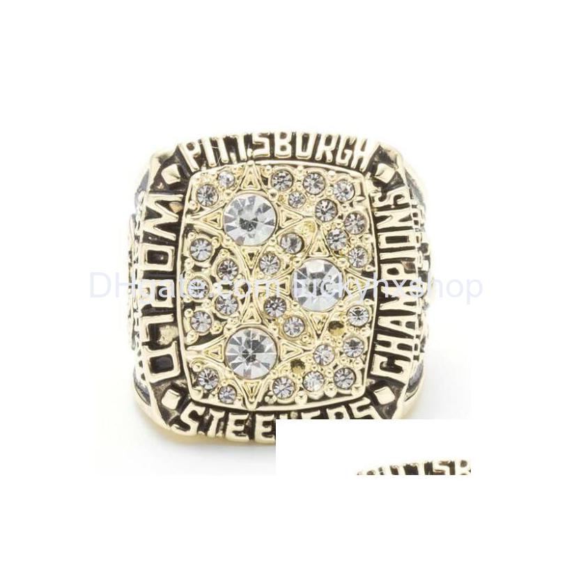 fanscollection 1974 1975 1978 1979 2005 2008  s wolrd champions team championship ring sport souvenir fan promotion gift