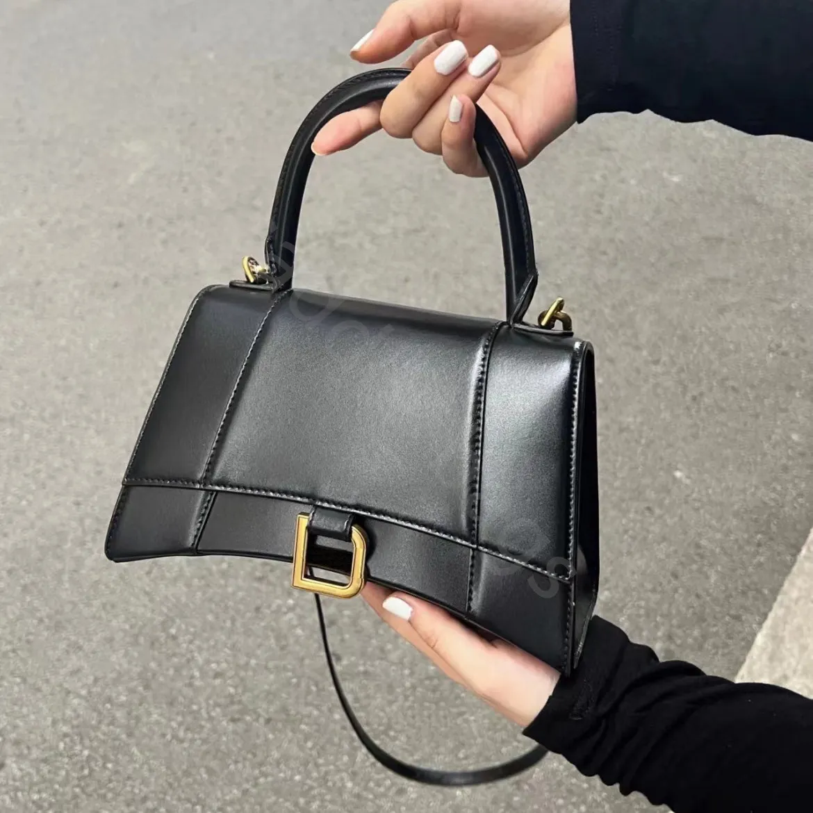 10A Quality Hourglass Designer Bag Luxury Wallets Crossbody Purses Crocodile-Embossed Cow Leather Handbag Shoulder Bags Women Luxurys Tote Bag Dh-image-889194810