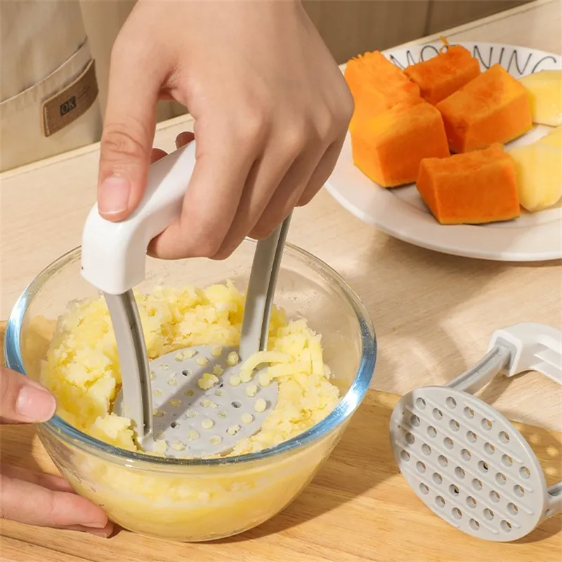 Manual Potato Masher Plastic Pressed Potato Smasher Portable Kitchen Tool for Babies Food Kitchen Gadgets