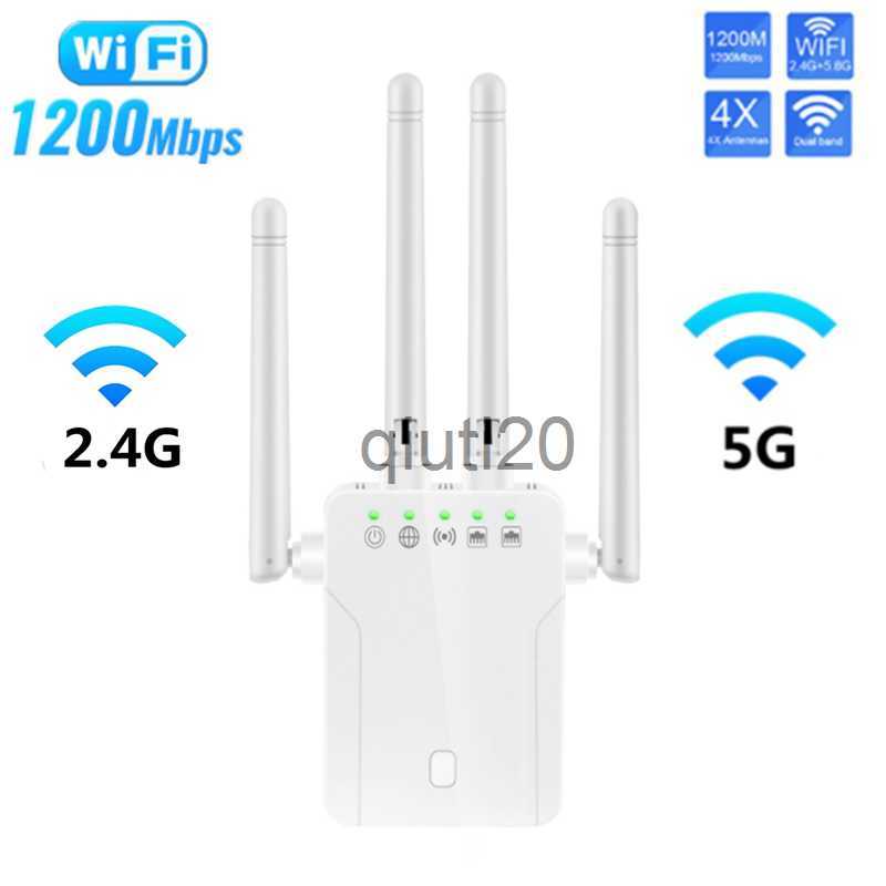 Routers 5 Ghz WiFi Repeater Wireless Wifi Extender 1200Mbps Wi-Fi Amplifier 802.11N Long Range WiFI Signal Booster 2.4G WiFI Repiter Z260128-image-889290190
