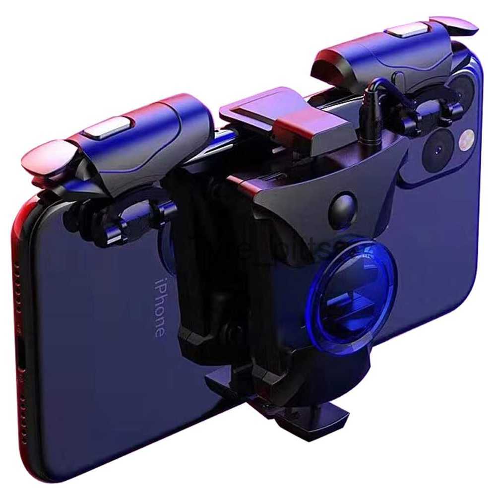 Game Controllers Joysticks Mobile Phone Gaming Trigger Control L1R1 Shooter Pubg Controller for T PUBG Gamepad Game Turbo Fire Button 16 Shots Pe-image-889580195